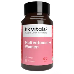hk itals Multivitamin Plus Women (60 Tablets) | Daily Multivitamin for Women | For Energy, Joints, Skin & Hair