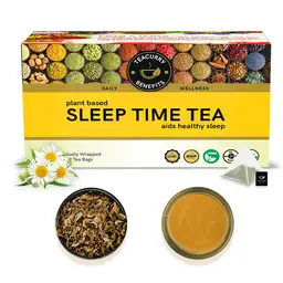 TEACURRY Sleep Tea (1 Month Pack | 30 Tea Bags) - Helps with Insomnia, Snoring and Stress - Sleep Time Tea icon