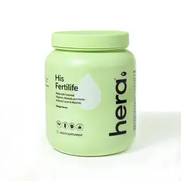 Hera His Fertilife - Male Fertility and Reproductive Health - Maca, Essential Vitamins, Minerals and Anitoixidants - 300 G Powder|Orange Flavour icon