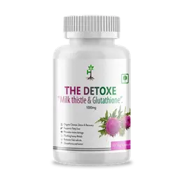 Humming Herbs The Detoxe - Milk Thistle, Biotin & Glutathione (Liver Support & Natural Detox) (90 Capsules) icon