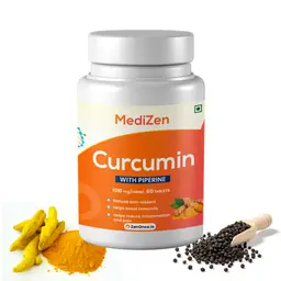 MediZen Curcumin 1010mg with Piperine, 95% Curcuminoids for Inflammation Relief and Immunity Booster icon