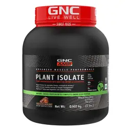 GNC IND Amp Plant Iso Choc Hzlnt 907gm | Active Lifestyle | Healthy Muscles | Weight Control icon