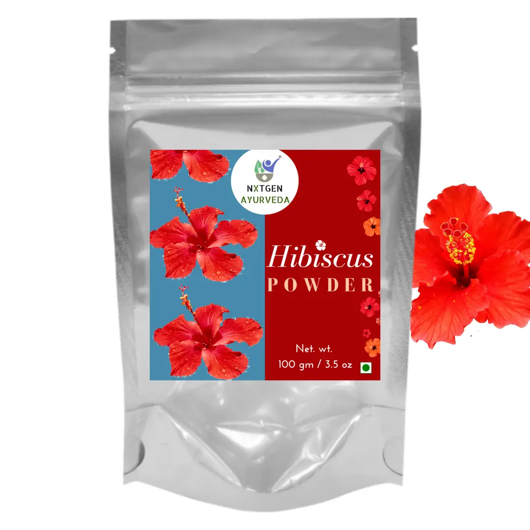 Nxtgen Ayurveda Hibiscus Powder for Promoting Weight Loss - 100 gm