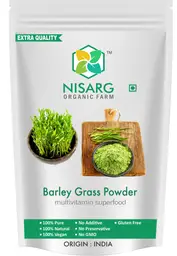 Nisarg Organic Barley Grass Powder - Excellent health drink that is packed with vitamins A and C icon