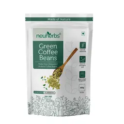 Neuherbs - Unroasted Arabica Green Coffee Beans | With Chlorogenic Acid | For Weight Loss Management (400 gm Beans) icon