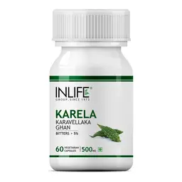 INLIFE - Karela Extract Supplement Tablet 500 mg - 60 Vegetarian Capsules icon