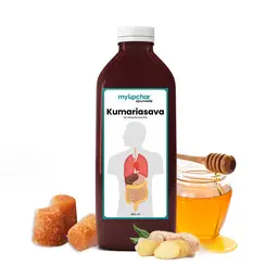Myupchar Ayurveda Kumariasava Tonic with Aloe Vera, Guda, Honey for Digestive Problems And Womens Health icon