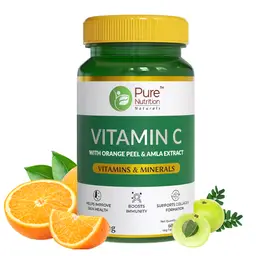Pure Nutrition Vitamin C l Vitamin C tablets for Immunity & Glowing Skin - 60 Tablets icon