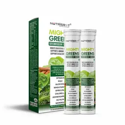 NUTRISROT̖ - Mighty Greens Effervescent - With Multivitamins, Minerals and  Antioxidants For Boosting Immunity, Digestive Enzymes and Body Detox   icon