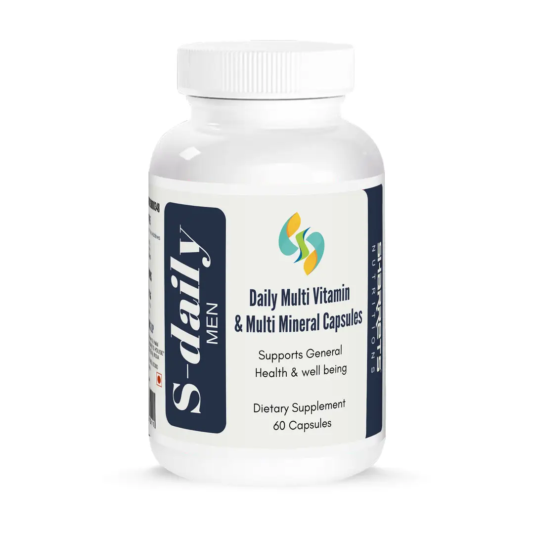 Sharrets S-daily Multivitamin for Overall Wellbeing - Pack of 1 (60 Capsules)