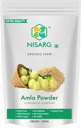 Nisarg Organic Amla Powder | Ideal source of calcium, iron, and protein icon