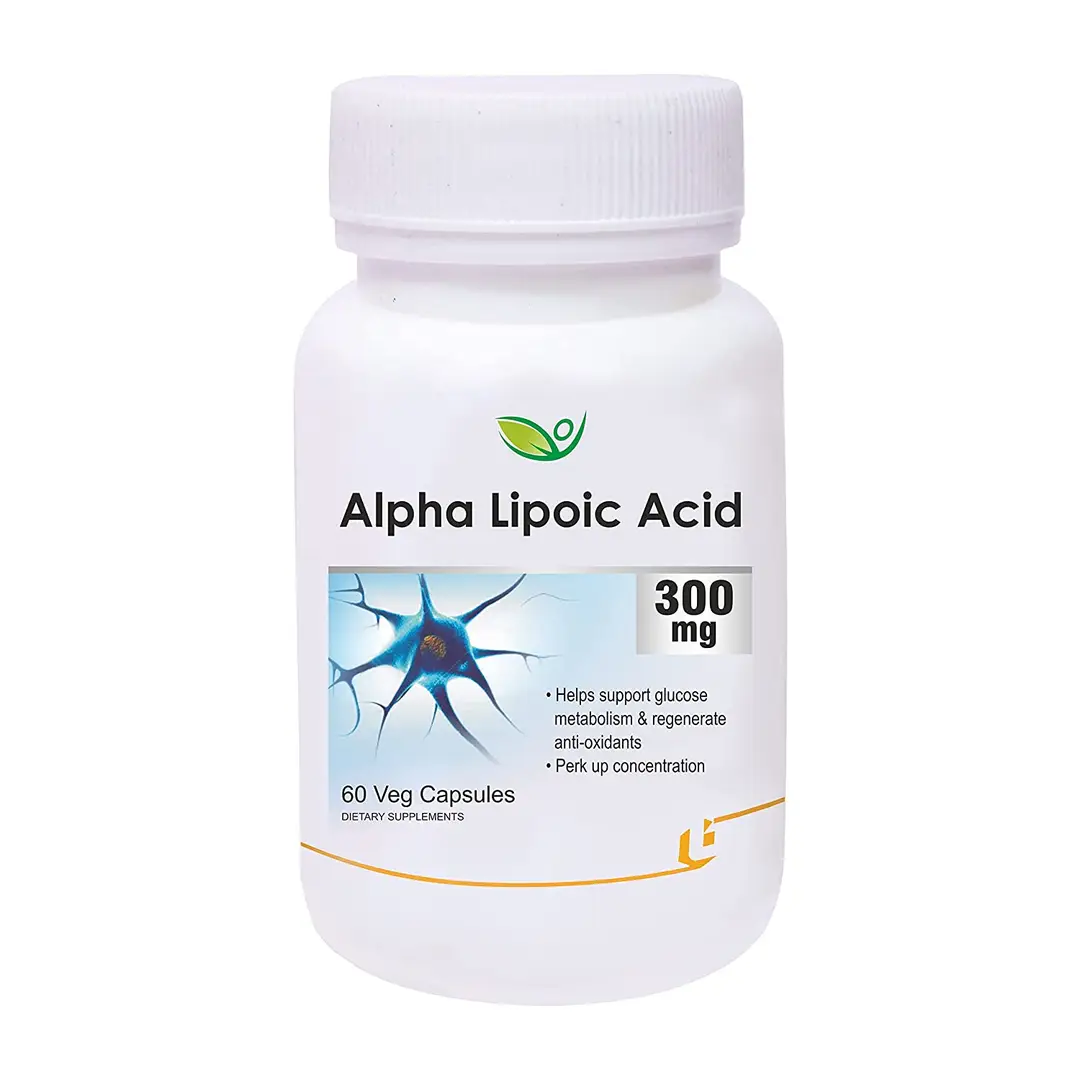 Biotrex Nutraceuticals - Alpha Lipoic Acid 300mg - Pack of 1 (60 Capsules)