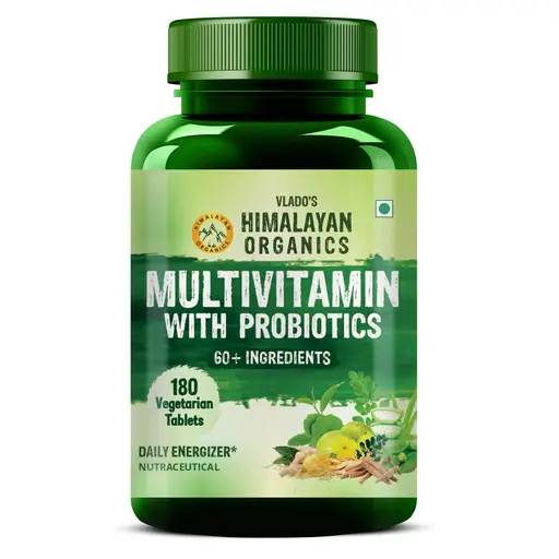 Buy Himalayan Organics Multivitamin with Probiotics Tablets Online