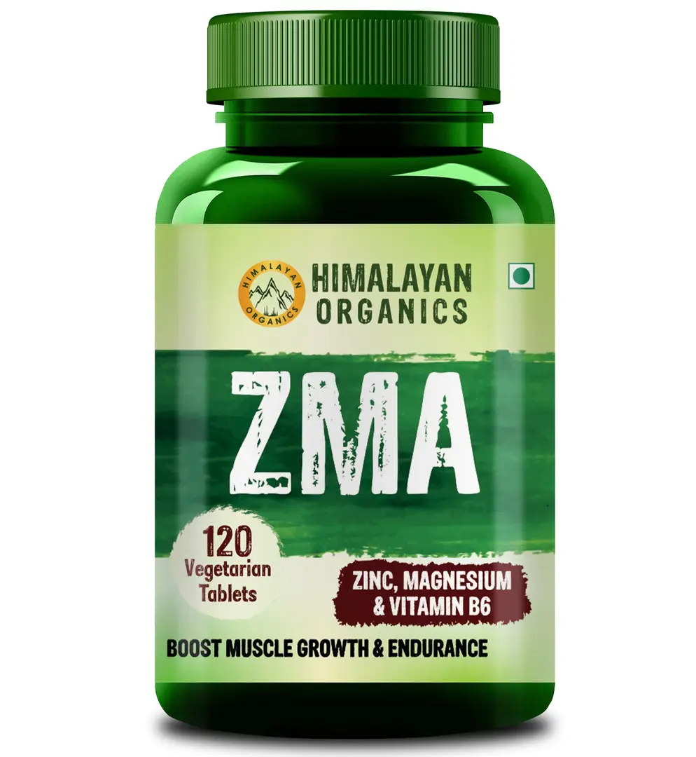 Himalayan Organics ZMA (Zinc, Magnesium Aspartate) Sports Recovery Supplement