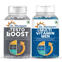Dr. Morepen Testo Boost and Multivitamin Men Tablets (Combo Pack) icon