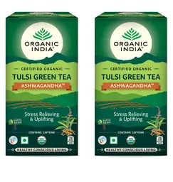 Organic India - Tulsi Green Tea Ashwagandha icon