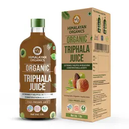 Himalayan Organics Organic Triphala Juice | Supports Metabolism, Immunity | Natural Cold-Pressed Organic Juice with Anti-Oxidants. (1L) icon