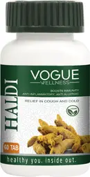 Vogue Wellness Haldi for Anti Allergic and Relief in Cold and Cough icon
