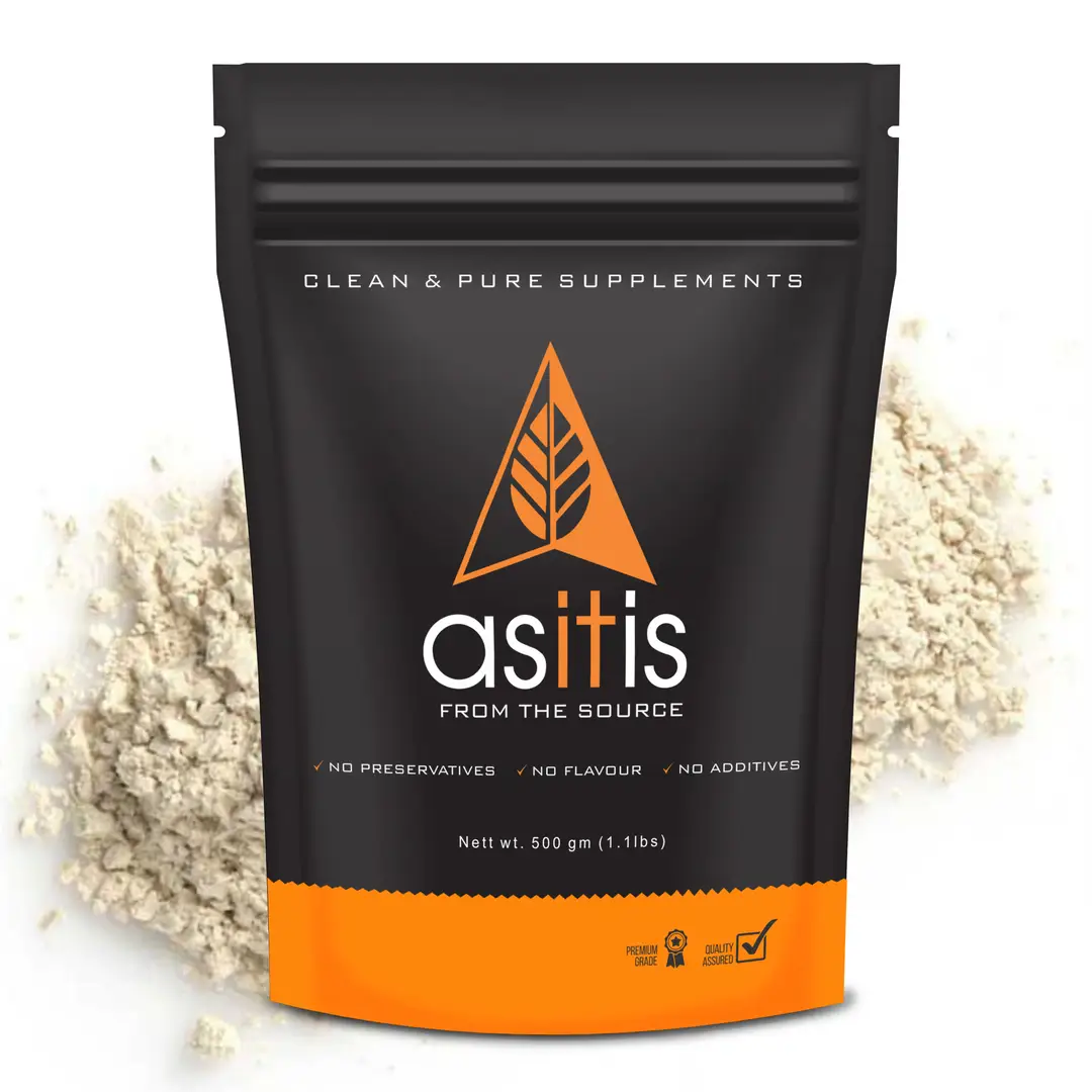 AS-IT-IS Soy Protein Isolate 90% for Building Lean Muscles - 500 gm