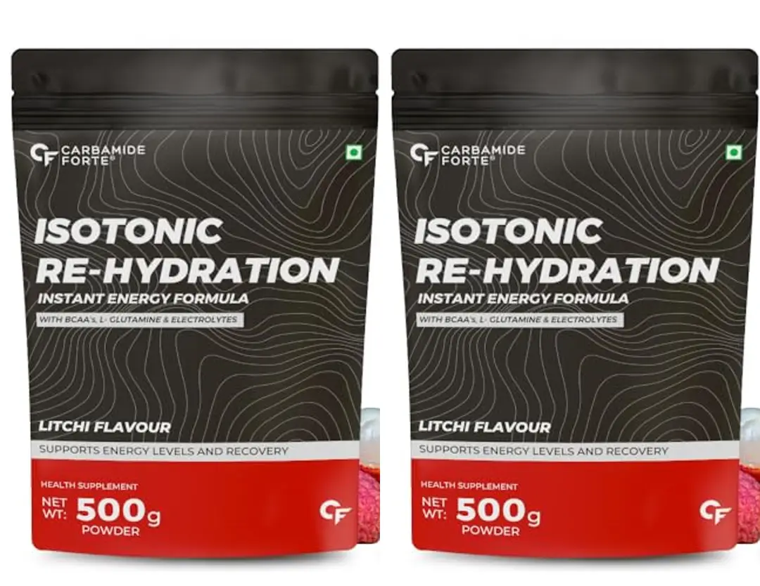 Carbamide Forte Isotonic Rehydration with added BCAA and L Glutamine for Energy Management - Litchi (1000 gm)