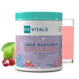 HealthKart -  HK Vitals Skin Radiance Collagen Powder, Marine Collagen (Mixed Fruit, 200 g), Collagen Supplements for Women & Men with Biotin, Vitamin C, & E, for Healthy Skin, Hair & Nails icon