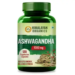 Himalayan Organics: Ashwagandha 1000mg for Energy & Endurance, Reduces Stress icon