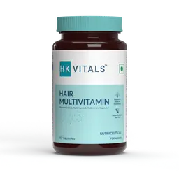 HealthKart -  HK Vitals Hair Multivitamin with DHT Blockers, Omega & Biotin, Supports Keratin Synthesis & Helps Reduce Hair Fall, 60 Multivitamin Capsules icon