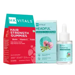 HealthKart HK Vitals Hair Strength Biotin (30 Gummies) & Headful Growth Serum (30 ml) icon