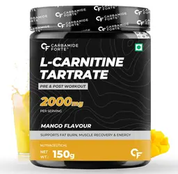 Carbamide Forte - L Carnitine L Tartrate 2000mg Powder for Pre & Post Workout - Mango Flavour