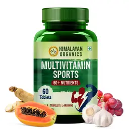 Himalayan Organics Multivitamin Sports with 60+ Vital Nutrients, 13 Performance Blends - 60 tablets icon