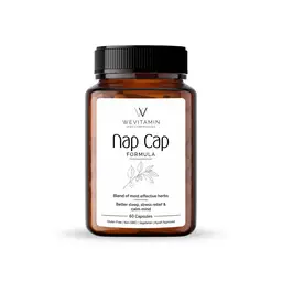 WeVitamin Nap Cap with Plant Derived Melatonin for Better Sleep, Stress Relief & Calm Mind icon
