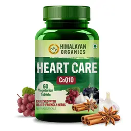 Himalayan Organics Heart Care with Arjuna Bark, Grape seed & CoQ10 icon