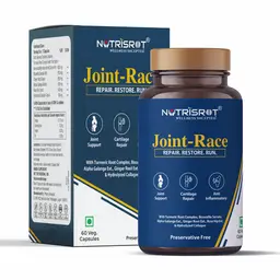NUTRISROT̖ - Joint-Race Supplement - with Boswellia Serrata, Turmeric Root, Curcumin and Hydrolyzed Collagen - For Joint Pain Relief, Cartilage Repair, Joint and Bone Health 60 caps icon