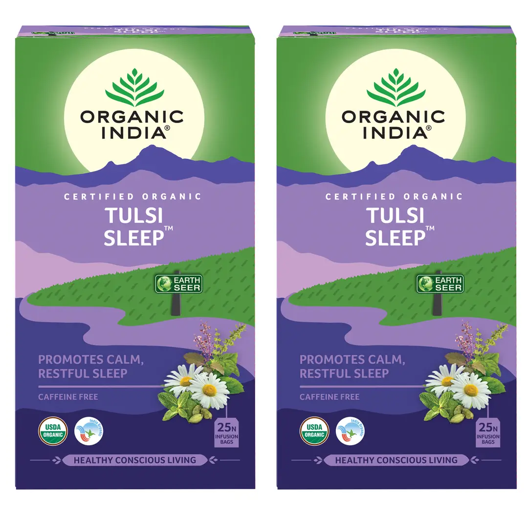 Organic India - Tulsi Sleep - Pack of 2 (50 Tea Bags)