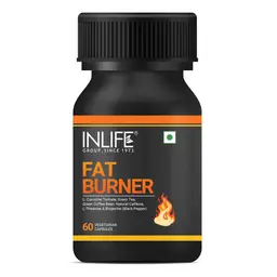 INLIFE - Fat Burner with L-Carnitine, Green Tea, Green Coffee Bean, Natural Caffeine, L-Theanine, Bioperine Piperine Extract Weight Keto Supplement for Women Men - 60 Vegetarian Capsules icon