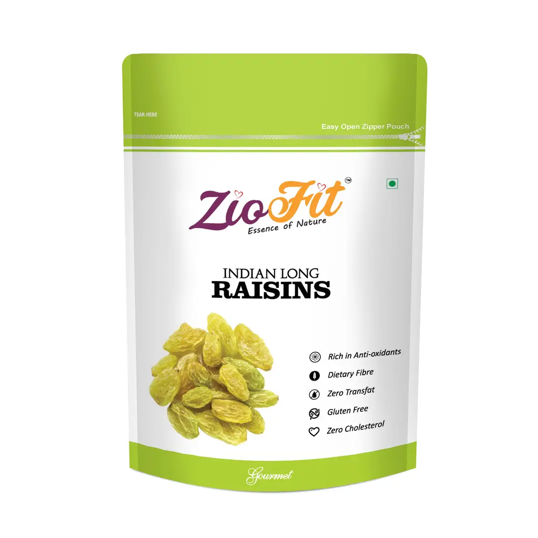 Ziofit Indian Long Raisins - Pack of 2(1000 gm)