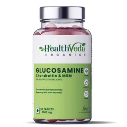 Health Veda Organics - Plant Based Glucosamine Chondroitin and MSM for Healthy Joint, Bone and Cartilage icon