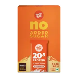 Yogabar 20g Protein Almond Fudge Protein Bars Pack of 6 icon
