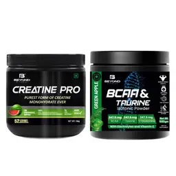 Beyond Fitness - Creatine Pro and BCAA & Taurine Isotonic Energy Drink - With Electrolytes and vitamin (Combo) icon