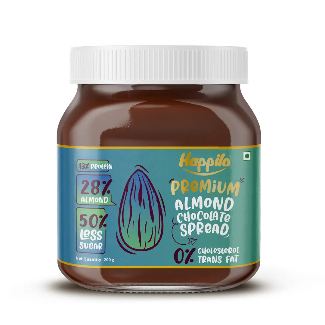 Happilo Premium Chocolate Almond Spread - 200 gm