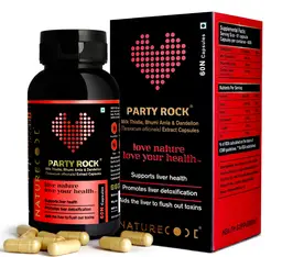 Nature Code Party Rock Supports Complete Liver Health.- 60 Veg.Capsule. icon