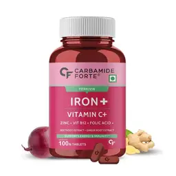 Carbamide Forte Iron + Vitamin C + Folic Acid Supplement for Immunity And Reduces Fatigue icon