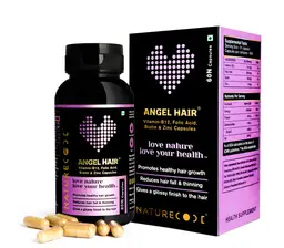 Nature Code Angel Hair Promotes Healthy Hair Growth & Gives A Glossy Finish - 60 Veg. Capsule icon