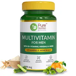 Pure Nutrition Multivitamin For Men l Men's Multivitamin For Energy and Immunity icon