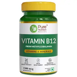 Pure Nutrition Vegan Vitamin B12 with Methylcobalamin for Energy and Improves Brain Health icon