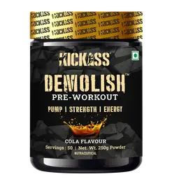Kickass Demolish Pre-workout - 50 Servings. Pump, Strength and Energy icon
