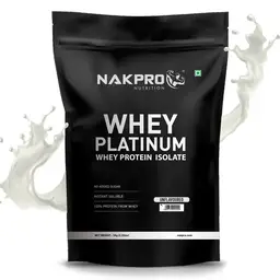 Nakpro PLATINUM 100% Whey Protein Isolate for Muscle Recovery and Lean Muscle Growth