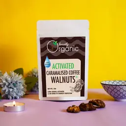 Honestly Organic - Activated Caramelised Coffee Walnuts - with Coconut Sugar, Ground Coffee - for Promoting A Healthy Gut icon