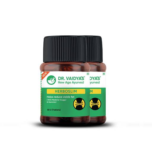 Buy Dr vaidya's Herboslim Tablet - Helps to reduce fats, with