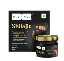 Kapiva Himalayan Shilajit - Helps Improve Performance, Power & Stamina - 100% Pure Himalayan Shilajeet Resin icon